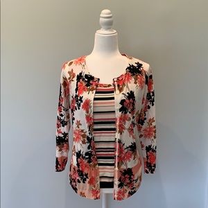 Talbots cardigan and shell. Cardigan M. Shell L.